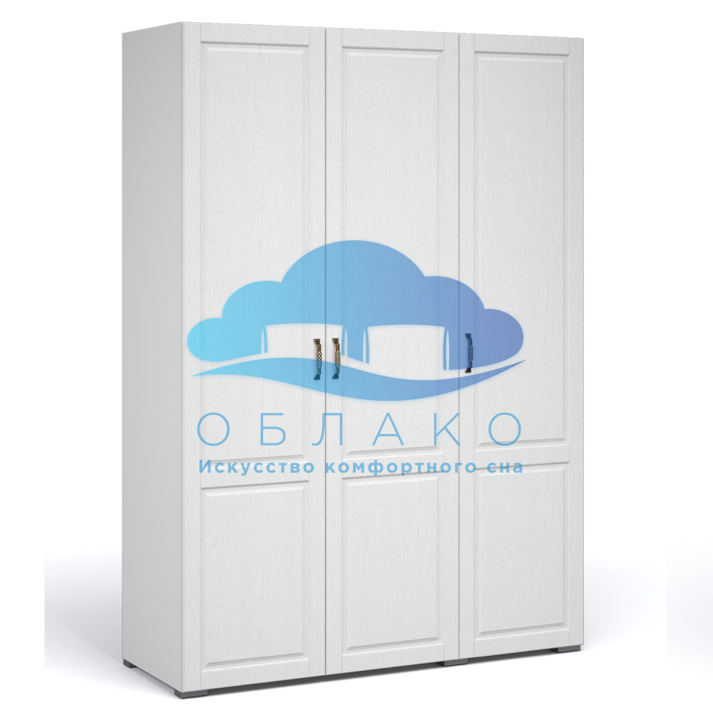 Шкаф Лацио 3дв Белый/Белое дерево 1 Шкаф Лацио 3дв Белый/Белое дерево 1