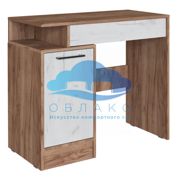 Стол косметический Вегас Крафт Табачный/Крафт Белый 1