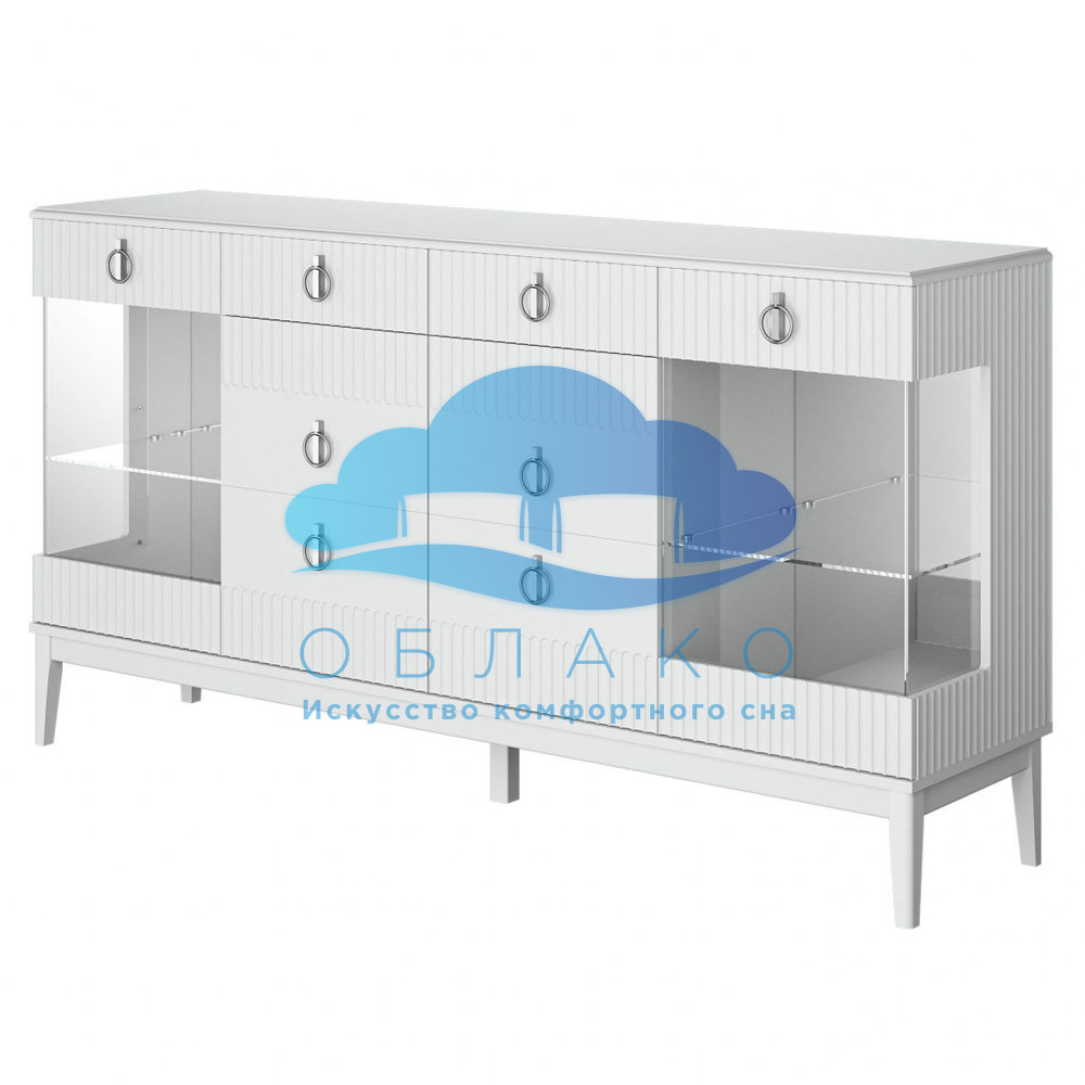 Тумба-бар Фарго 4дв-2ящ Белый 1 Тумба-бар Фарго 4дв-2ящ Белый 1