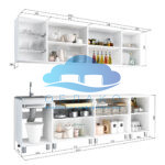 Кухня Айсбери 2.4м 2