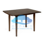 Стол Teodoro (mod. F-SHR3624RD W4) Дерево Гевея/МДФ walnut (орех) 3