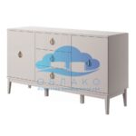 Комод Фарго 2дв 3ящ Льняной 1