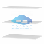 Полки Айрон ПЛ-06 (3 шт.) для шкафа ШК-13 Белый БТС