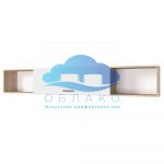 Полка Анталия 2032 Дуб Сонома/Белый Софт Горизонт