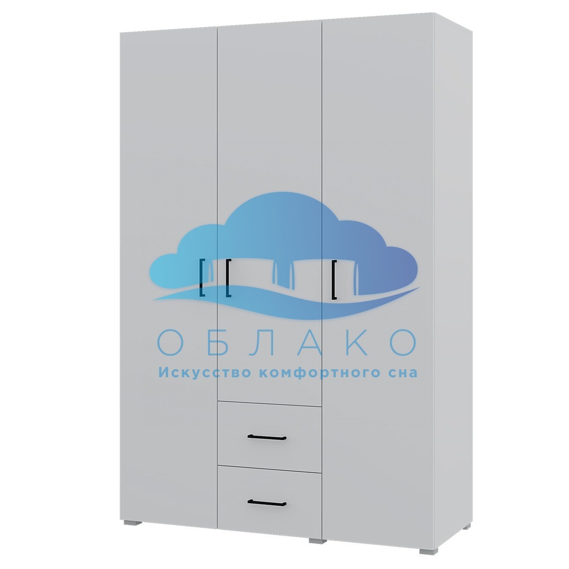 Шкаф Victor Белый 3д2ящ 1 Шкаф Victor Белый 3д2ящ 1