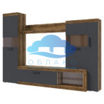 Гостиная Бастон Дуб Делано/Графит 1