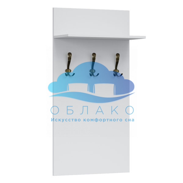 Вешалка Лацио 600 Белое дерево 1