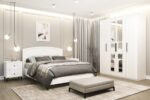 Спальня Венеция Белый/Белый матовый 1