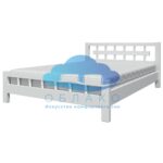 Кровать Натали-5 1400 Белый античный 1