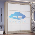 Шкаф-купе Гранд 2.0 Сатин/Лакобель Белая 1