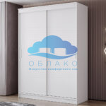 Шкаф-купе Гранд 1.6м Белый гладкий 1